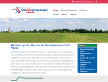 Tablet Screenshot of gemeenschapsraadneede.nl